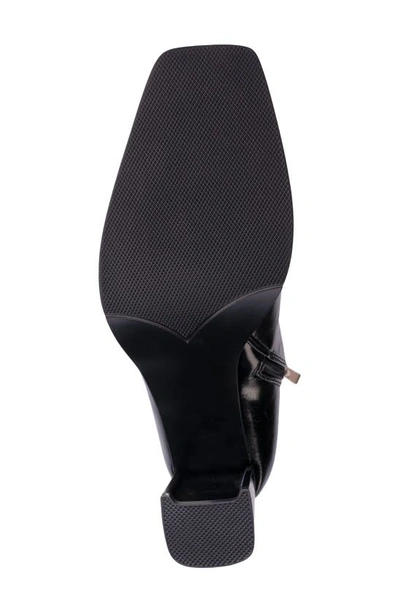 Lady Couture Tempo Tipped Block Heel Bootie In Black