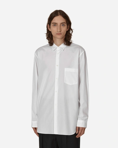 Shop Comme Des Garcons Black Oversized Shirt In White