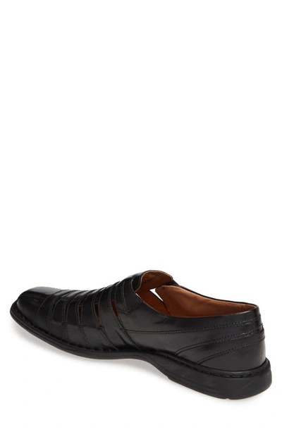 Josef Seibel 'steven' Sandal In Roma Black