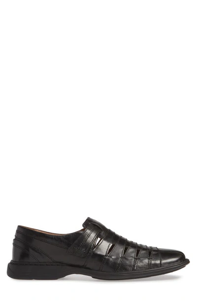 Josef Seibel 'steven' Sandal In Roma Black
