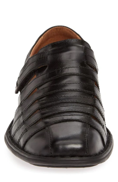 Josef Seibel 'steven' Sandal In Roma Black