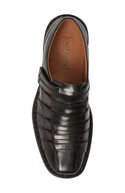 Josef Seibel 'steven' Sandal In Roma Black