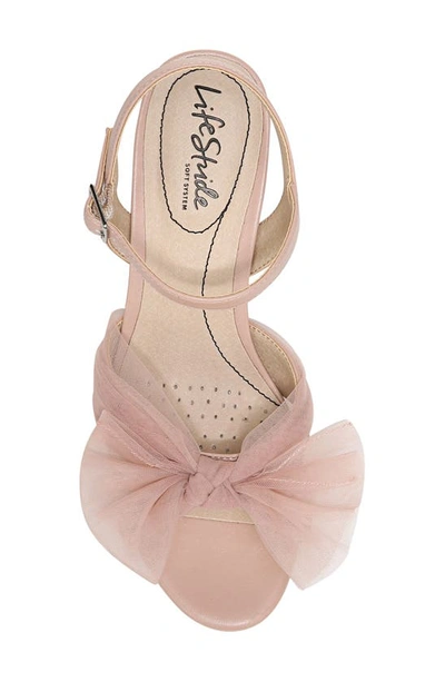 Lifestride Last Dance Platform Sandal In True Blush
