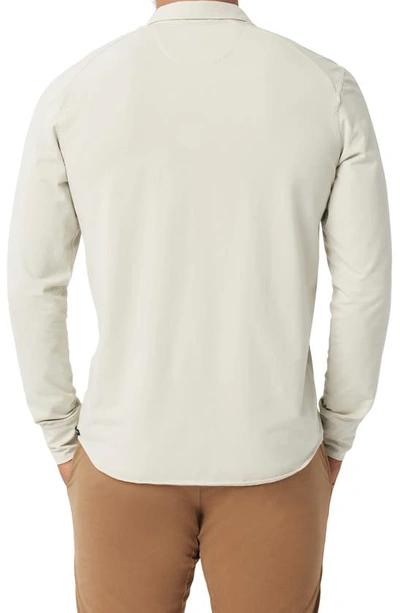 Shop Good Man Brand Flex Pro Lite On-point Button-up Shirt In Silver