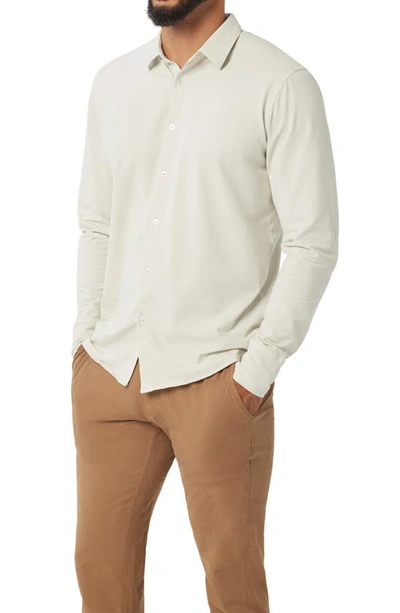 Shop Good Man Brand Flex Pro Lite On-point Button-up Shirt In Silver