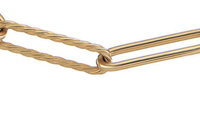 Shop David Yurman Madison Elongated Chain Necklace In 18k Yellow Gold