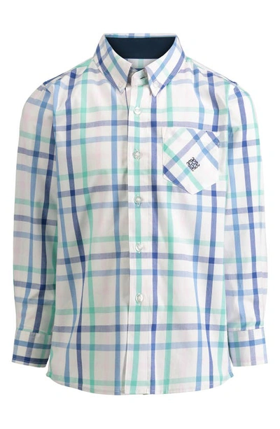 Shop Andy & Evan Pastel Check Sport Shirt In Pink