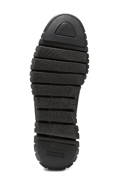 Shop Cole Haan Zerogrand Waterproof Chelsea Boot In Black/ Dark Pavement