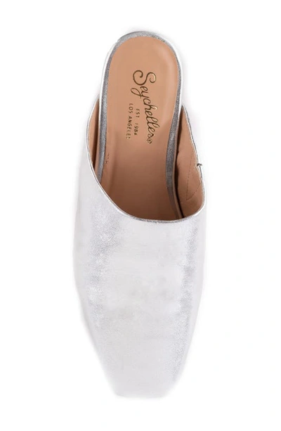 Seychelles Vice Metallic Mule In Silver