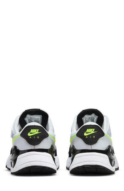 Shop Nike Air Max Systm Sneaker In White/ Black/ Volt/ Platinum