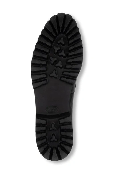 Patricia Green Beckham Tassel Lug Loafer In Black Napa