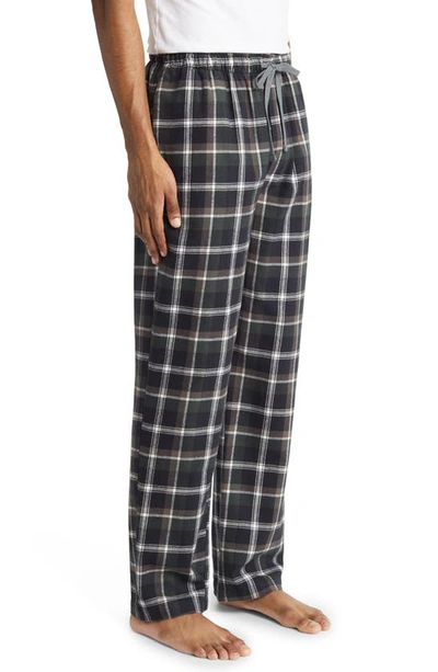 Shop Majestic Homecoming Plaid Cotton Flannel Pajama Pants In Green