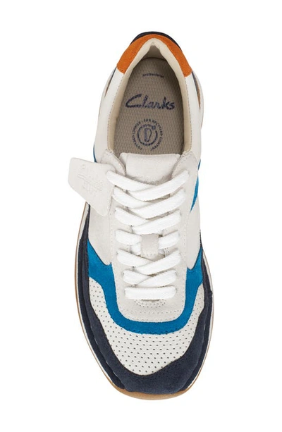 Shop Clarks Kids' Craft Tor Sneaker In Navy Comb