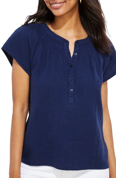 Vineyard Vines Gauze Flutter Sleeve Top - REDIX