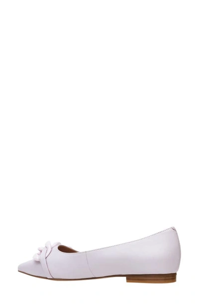 Shop Linea Paolo Nora Pointed Toe Flat In Lavender Fog