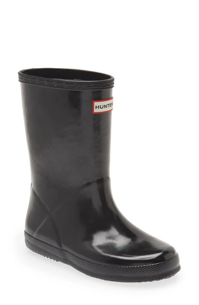 Shop Hunter 'first Gloss' Rain Boot In Black