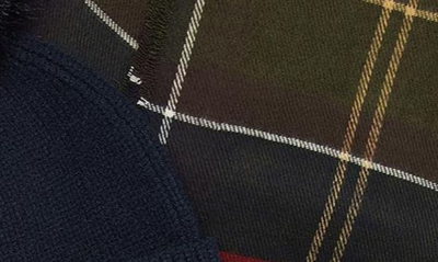 Barbour Tartan Scarf And Hat Set In Classic