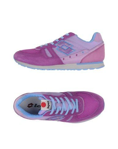 Shop Lotto Leggenda Sneakers In Purple