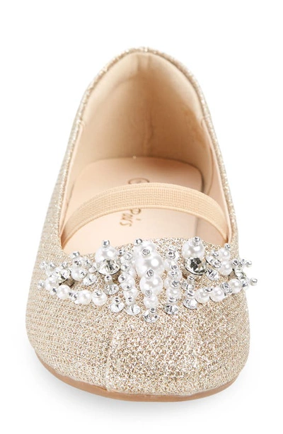 Shop Dream Pairs Kids' Glitter Mary Jane In Gold