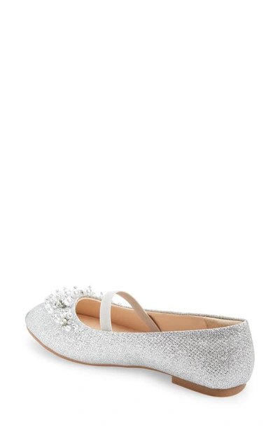 Shop Dream Pairs Kids' Glitter Mary Jane In Silver