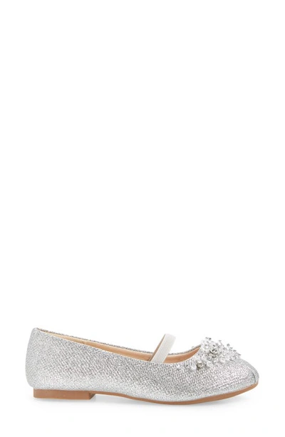 Shop Dream Pairs Kids' Glitter Mary Jane In Silver