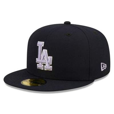 New Era Navy Los Angeles Dodgers 75th World Series Lavender Undervisor ...