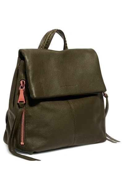 Shop Aimee Kestenberg Bali Leather Backpack In Forest