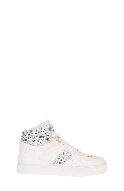 Shop Vince Camuto Kids' High Top Court Sneaker In White