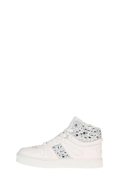 Shop Vince Camuto Kids' High Top Court Sneaker In White