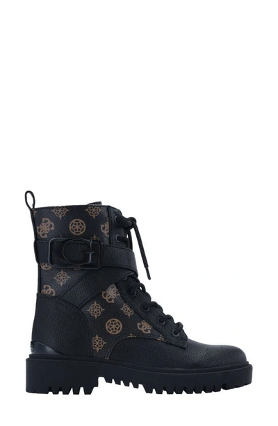 Shop Guess Orana Combat Boot In Brown