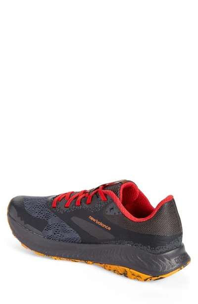 New Balance Dynasoft Nitrel V5 Trail Running Shoe In Grey/ Orange