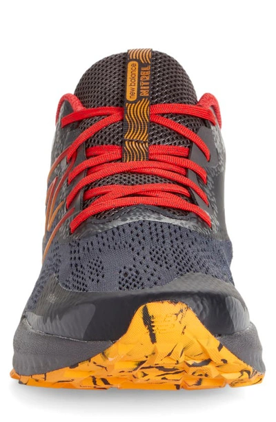 New Balance Dynasoft Nitrel V5 Trail Running Shoe In Grey/ Orange