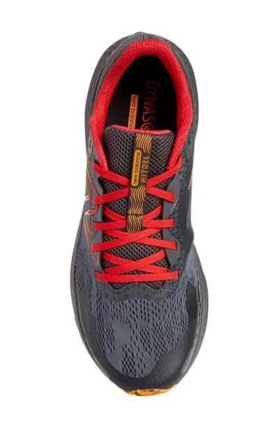 New Balance Dynasoft Nitrel V5 Trail Running Shoe In Grey/ Orange