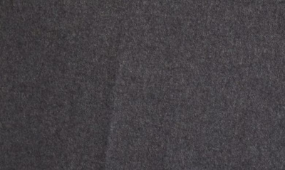 Zanella Parker Flat Front Stretch Wool Flannel Trousers In Dark Grey