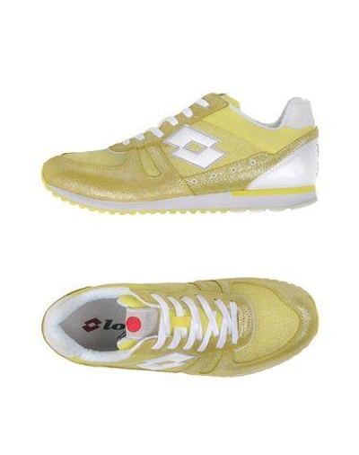 Shop Lotto Leggenda Sneakers In Yellow