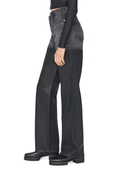 Shop Frame Le Jane Coated Jeans In Midnight Mix