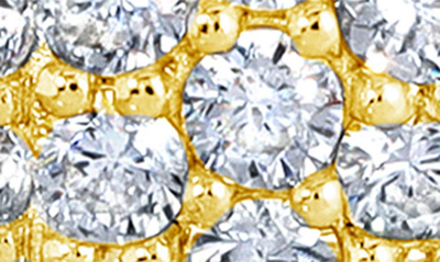 Crislu Pavé Huggie Hoop Earrings In Gold