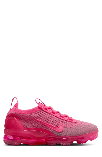 Shop Nike Air Vapormax 2021 Fk Sneaker In Pink Blast/ Hyper Pink/ Black