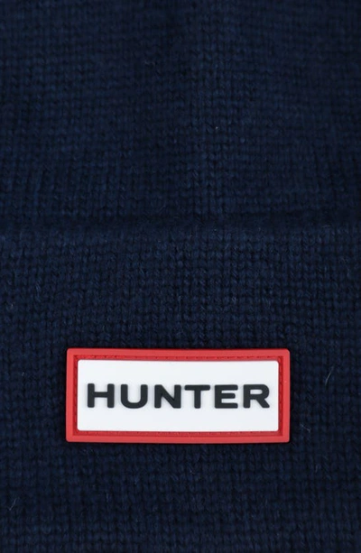 Hunter Play Essential Cuff Beanie In Valtameri Blue