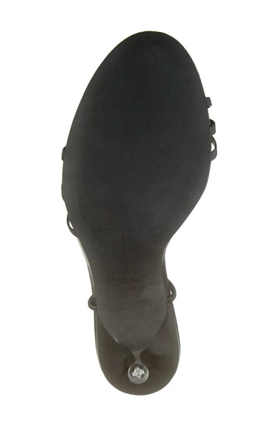 Shop Black Suede Studio Leandra Strappy Sandal In Black