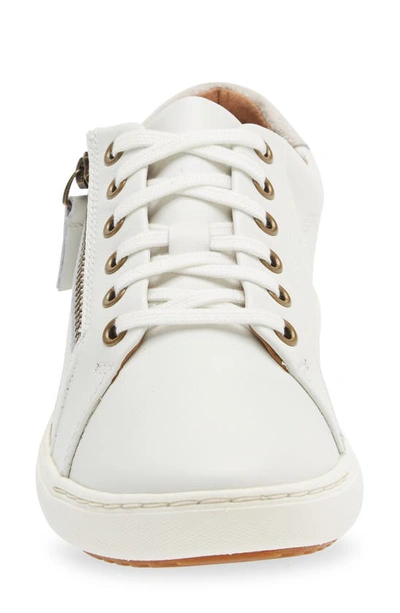 Clarks Nalle Sneaker In White Leather