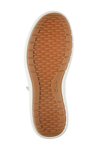 Clarks Nalle Sneaker In White Leather