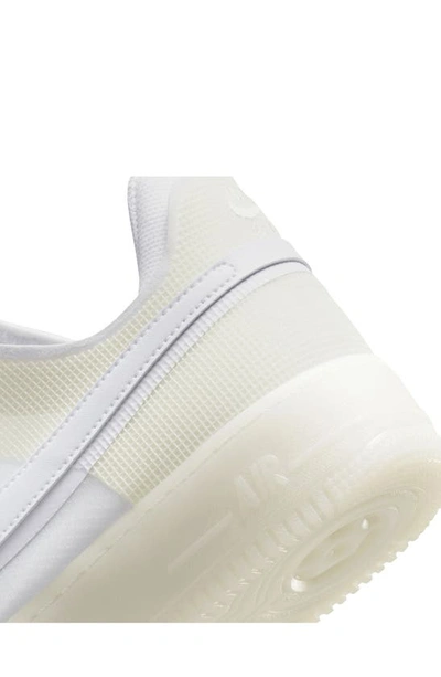 Shop Nike Air Force 1 React Sneaker In White/ White
