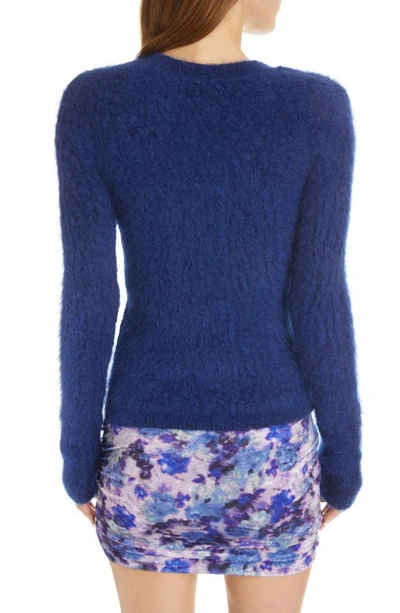 Shop Isabel Marant Alford Cutout Detail Sweater In Electric Blue