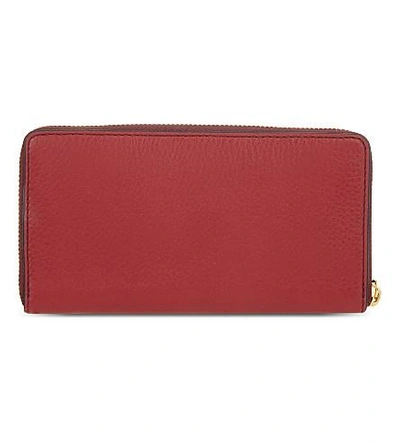 Shop Marc Jacobs Recruit Grained Leather Wallet In Black