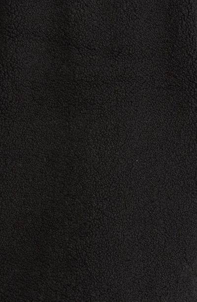 Shop K-way Le Vrai 3.0 Neige Orsetto Fleece Jacket In Black Pure-black