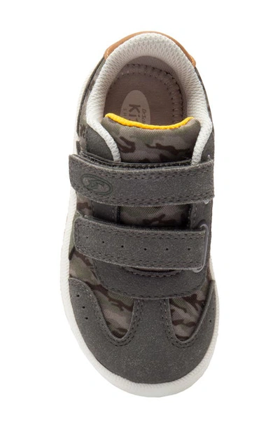 Shop Dr. Scholl's Kids' Kameron Sneaker In Charcoal Camo
