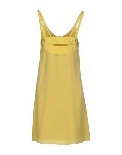 Shop Dorothee Schumacher Short Dress In Yellow