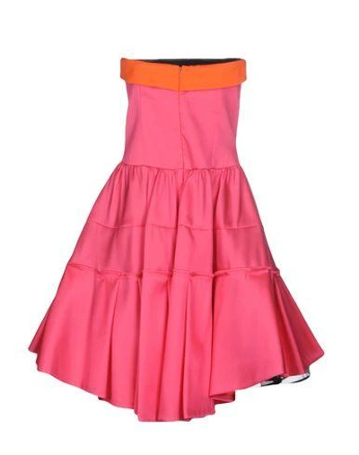 Shop Space Style Concept Knee-length Dress In Fuchsia