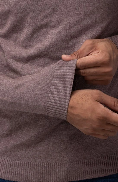 X-ray Turtleneck Pullover Sweater In Concrete